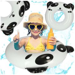 Úszógyűrű, felfújható gyűrű, strandgyűrű, panda, 80 cm, max 60 kg   Úszógyűrű, felfújható gyűrű, strandgyűrű, panda, 80 cm, max 60 kg