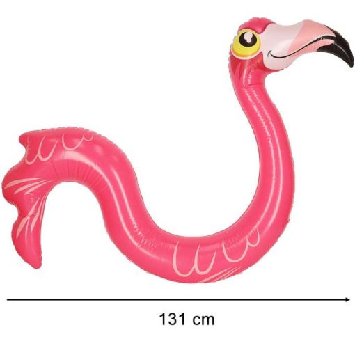 Felfújható úszógumi flamingóval, 131 cm