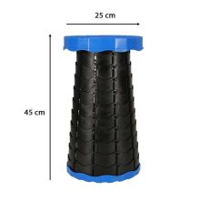 Összecsukható szék teleszkópos turistaszék hordozható kék 200kg