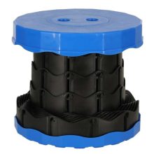 Összecsukható szék teleszkópos turistaszék hordozható kék 200kg