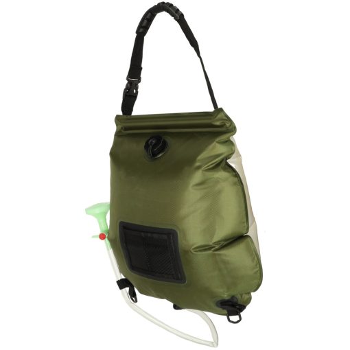 Napelemes kempingzuhany 20L XXL hőmérővel