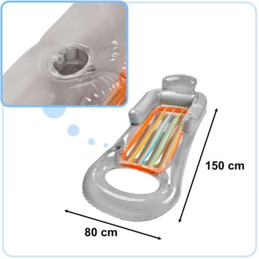 Bestway 43028 Felfújható Matrac És Fotel, Szürke