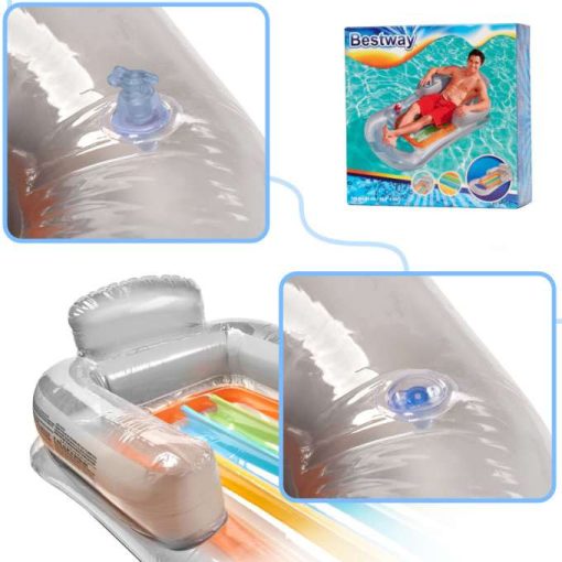 Bestway 43028 Felfújható Matrac És Fotel, Szürke