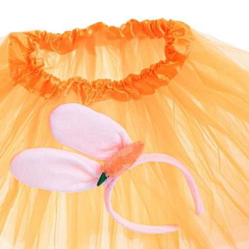 Jelmez Outfit Nyuszi Szoknya Sárgarépa Fejpánt