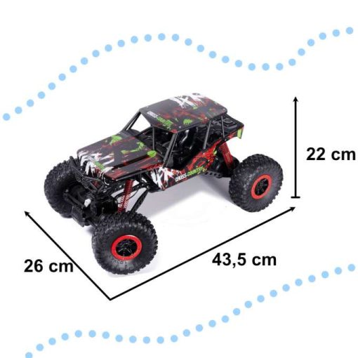 Távirányítós Autó Rc Rock Crawler Hb-p1001 4wd 2.4ghz 1:10