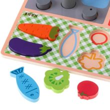 Fa Konyhagarnitúra Tartozékokkal Főzőcskézős Fajáték 