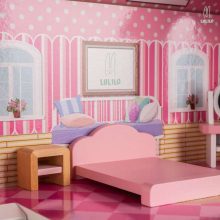 Fa Babaház Lulilo Tulipo 70cm