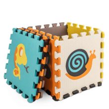 Habszivacs Kirakószőnyeg Gyerekeknek 9 Db. Színes Állatok 85cm X 85cm X 1cm