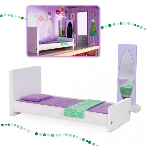 Fa Babaház + Pasztell Bútor 117cm 