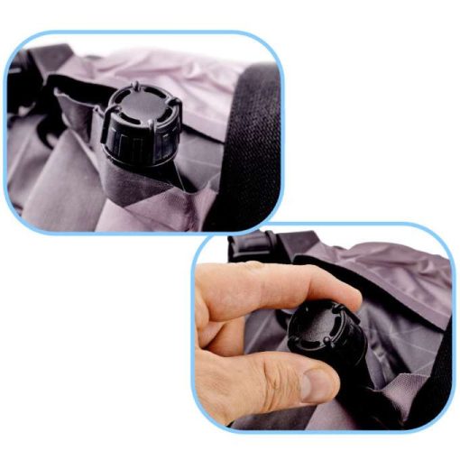 Felfújható matrac autós platóhoz, csomagtartóhoz, 170x128cm, fekete