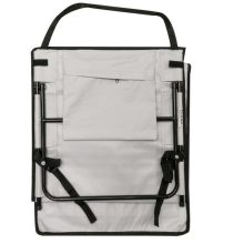 Összecsukható strandszőnyeg háttámlával, összecsukható nyugágy 2 az 1-ben, szürke táska