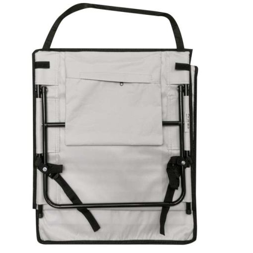 Összecsukható strandszőnyeg háttámlával, összecsukható nyugágy 2 az 1-ben, szürke táska