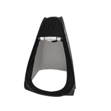 Sátor Zuhanyzó Öltöző Hordozható Wc Fekete