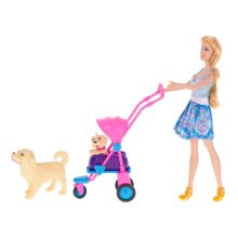 Barbie Baba Séta A Kutyával