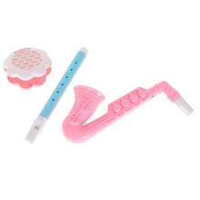 Hangszerek Trombita Tambura Fuvola Csörgő Készlet Gyerekeknek