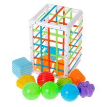 Rugalmas Kockaválogató, Bedugható Téglalap Alakú Játék