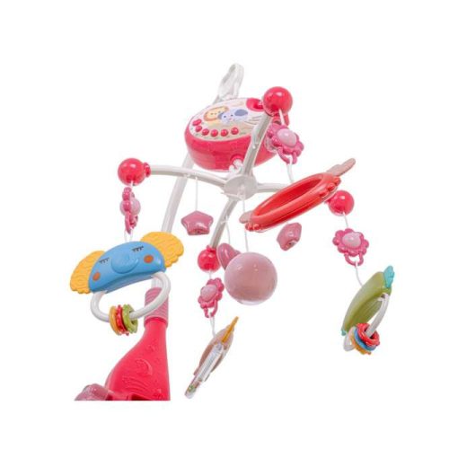 Carousel Csillag Projektor Altatóágyhoz Rózsaszín + Távirányító