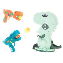 Céllövészet 2 Pisztoly + 20 Golyó Dinoszaurusz