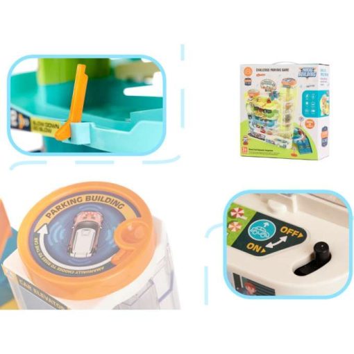 Garázs 4 Szintes Elektromos Lift + 6 Autó