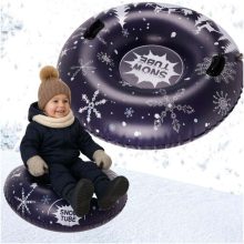 Felfújható szánkó csúszda hóba, kerékkel, gumiabronccsal 110cm x 26cm