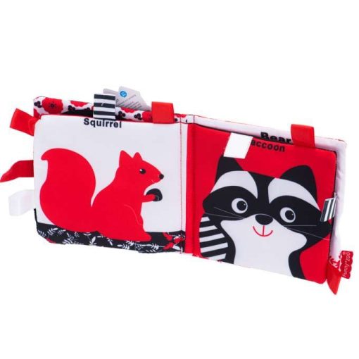  Kontrasztos Babakönyv, Puha Könyv, Csendes Könyv, Textilkönyv