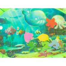 Felfújható Vízszőnyeg Szenzoros Teknős Zöld 99x53cm