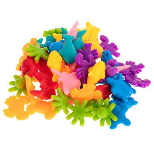 Tengeri Állatok Montessori Matematikai Számolni Feladatkártyával Oktatási Játék 88darabos