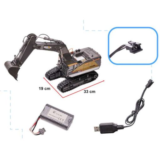 Távirányítós Rc Kotrógép H-toys 1592 1:14 2,4 Ghz