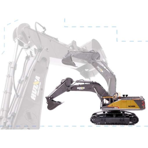 Távirányítós Rc Kotrógép H-toys 1592 1:14 2,4 Ghz