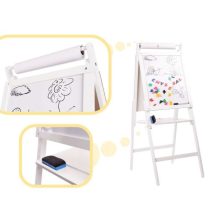 Nagy Xxl-es Fából Készült Mágneses Fehér Krétatábla 115cm