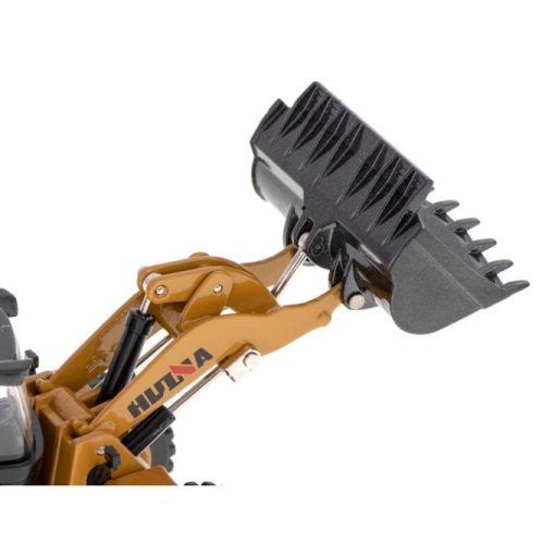 Kotró Kerekes Rakodó Buldózer Fém Modell Die-cast H-toys 1813 1:60