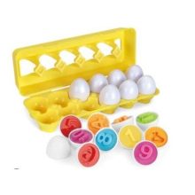 Alakhoz Illő Tojás 12db Montessori Szín És Forma Felismerő Játék Tojásban 