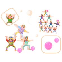 Arcade Játék Torony Egyensúlyozó Blokkok Bohóc 18el.