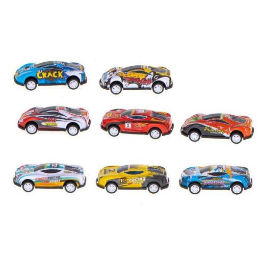 Fém Autó  8 Db-os Készlet