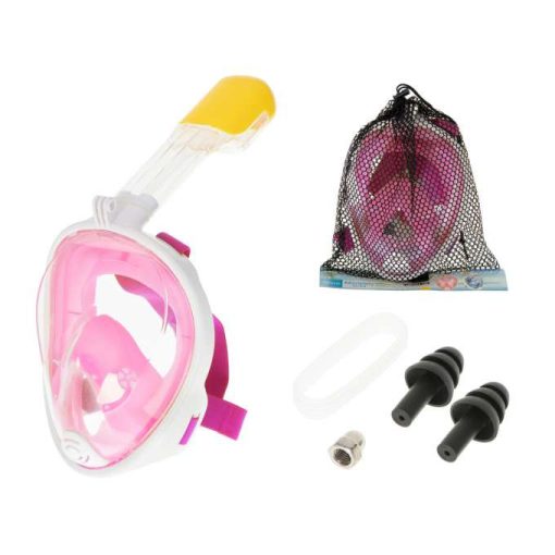 Teljesen Összecsukható Snorkeling Maszk S/m Rózsaszín