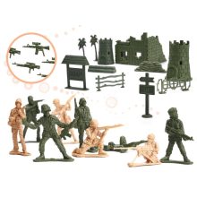 Katonák Katonai Bázis Figurák  114db