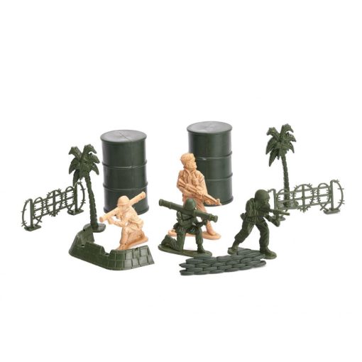 Katonák Katonai Bázis Figurák  114db