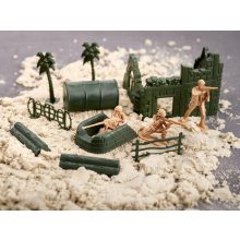 Katonák Katonai Bázis Figurák  114db