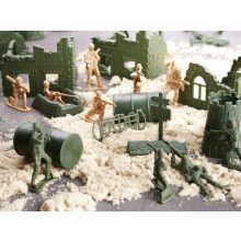 Katonák Katonai Bázis Figurák  114db