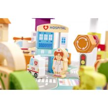 Fa Kockák- Város Építőkockák 120db