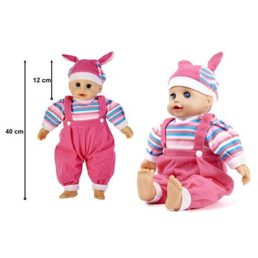 Baba Hanggal Rózsaszín 40cm