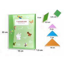 Mágneses Könyv Puzzle 3d Tangram Blokkok