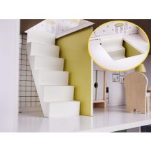 Fa Babaház + Bútor 70cm Szürke