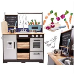   Fából készült konyha gyerekeknek MDF kiegészítőkkel LOFT XXL 96cm