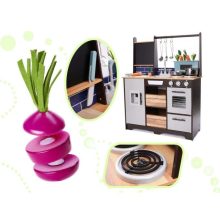 Fából készült konyha gyerekeknek MDF kiegészítőkkel LOFT XXL 96cm