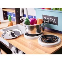 Fából készült konyha gyerekeknek MDF kiegészítőkkel LOFT XXL 96cm