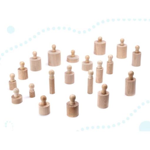 Montessori Válogató Fahengersúlyok