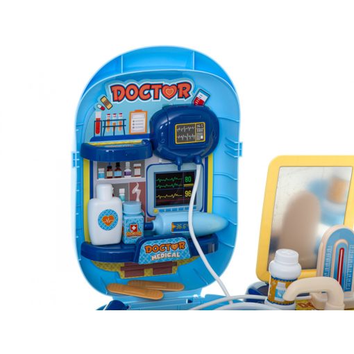 Orvosi Szett Tartozékokkal 34db-es Bőröndben. + Asztal