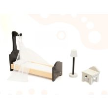 Fa Babaház Mdf + Bútor 122cm Xxl Led