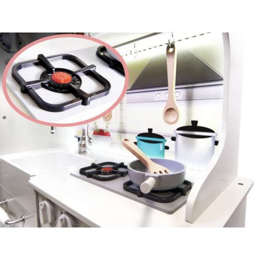 Xxl Fa Játék Konyha Ledes Világítással 103cm